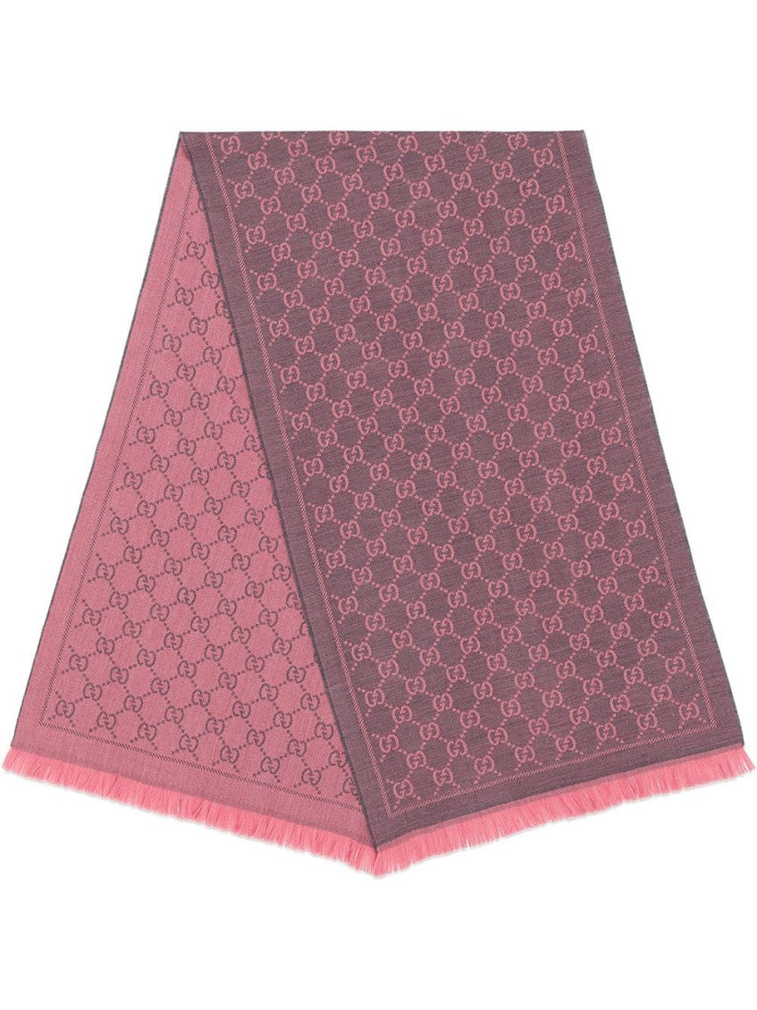 Pink Wool scarf 1