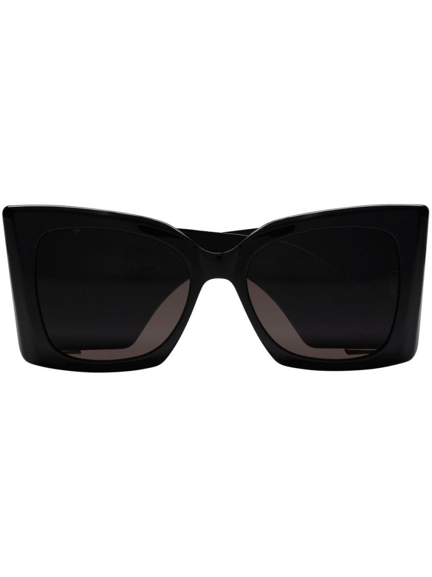 Black Golden Logo Sunglasses 1