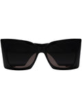 Black Golden Logo Sunglasses 1
