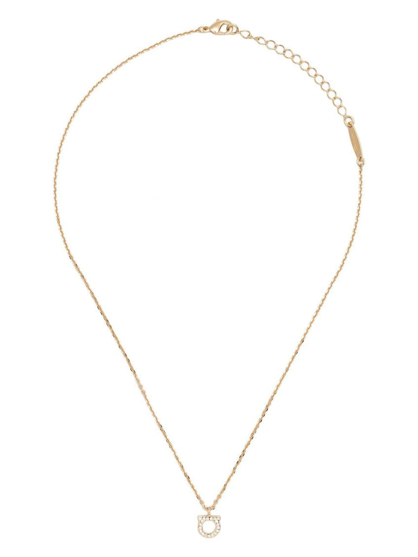 Golden Gancini Crystal necklace 3