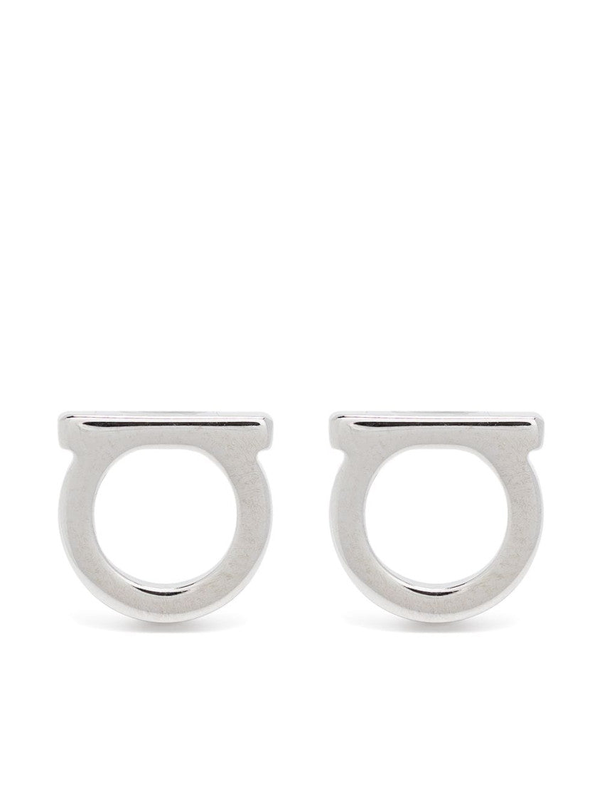Silver Gancini earrings 1