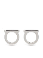 Silver Gancini earrings 1