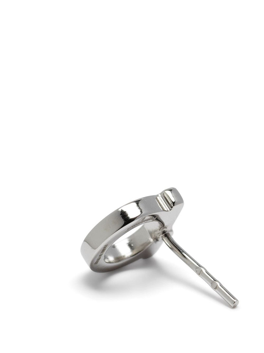 Silver Gancini earrings 3
