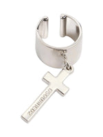 Silver Cross Ear Cuff 1