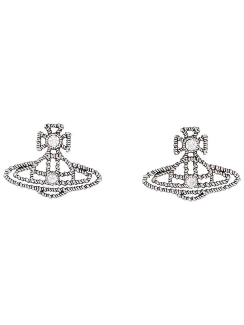 Silver Coretta Stud Earrings 1