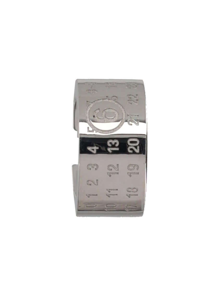 Silver Numeric Ear Cuff 1