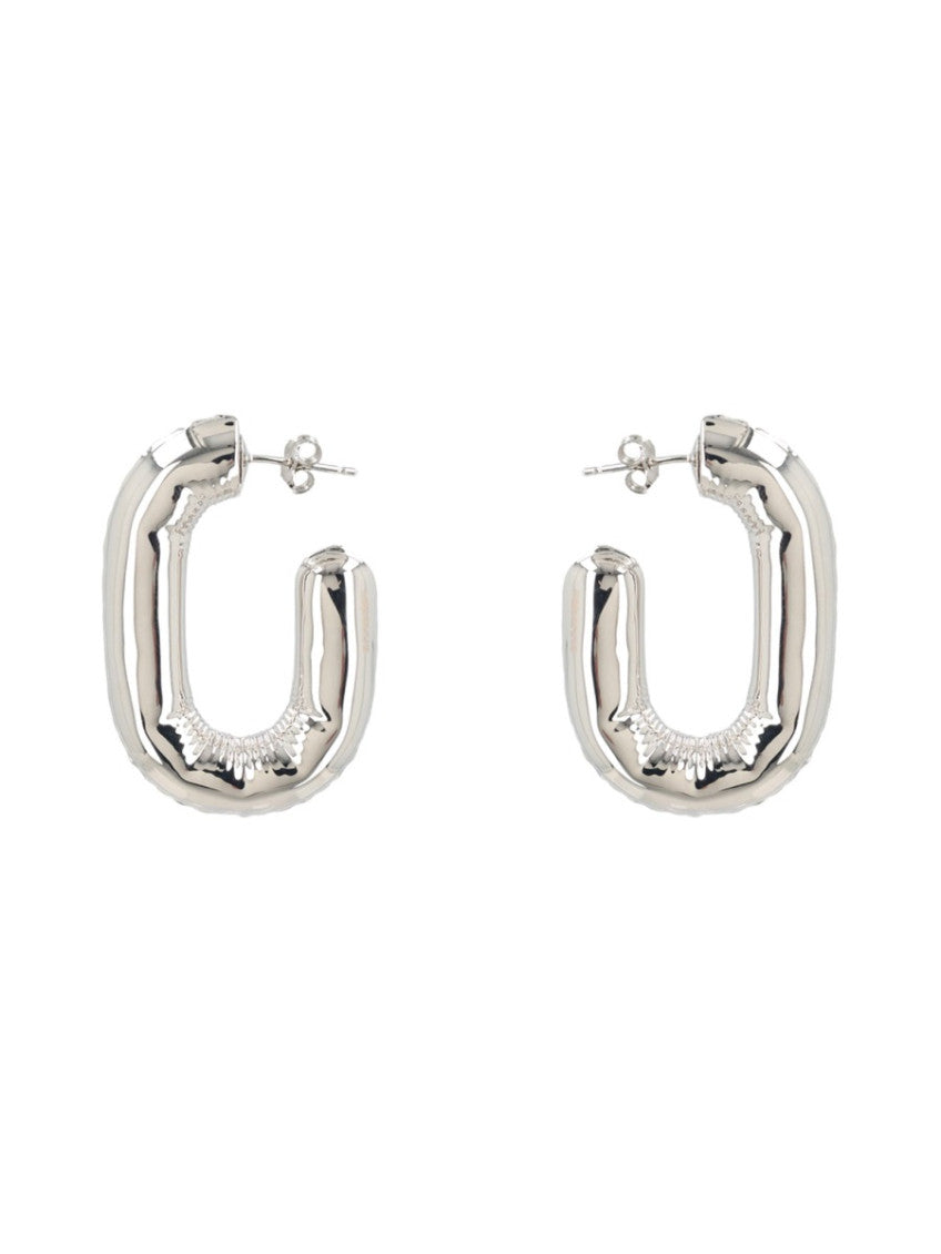 Silver Hoop Earrings 1
