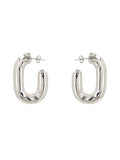 Silver Hoop Earrings 1