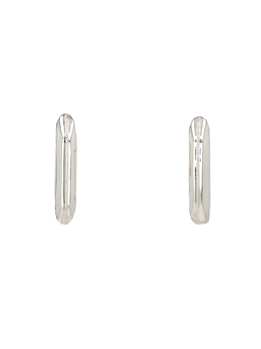 Silver Hoop Earrings 3