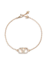 Gold VLogo Chain Bracelet 1