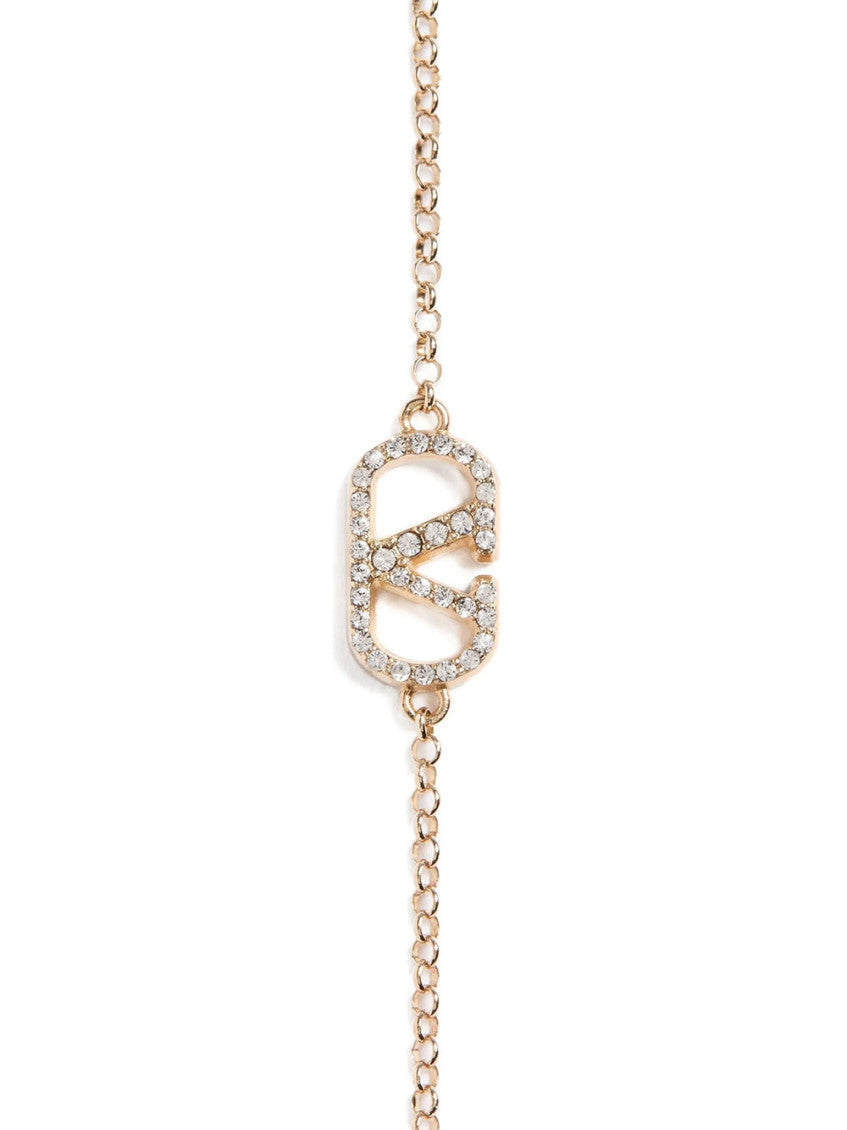 Gold VLogo Chain Bracelet 2