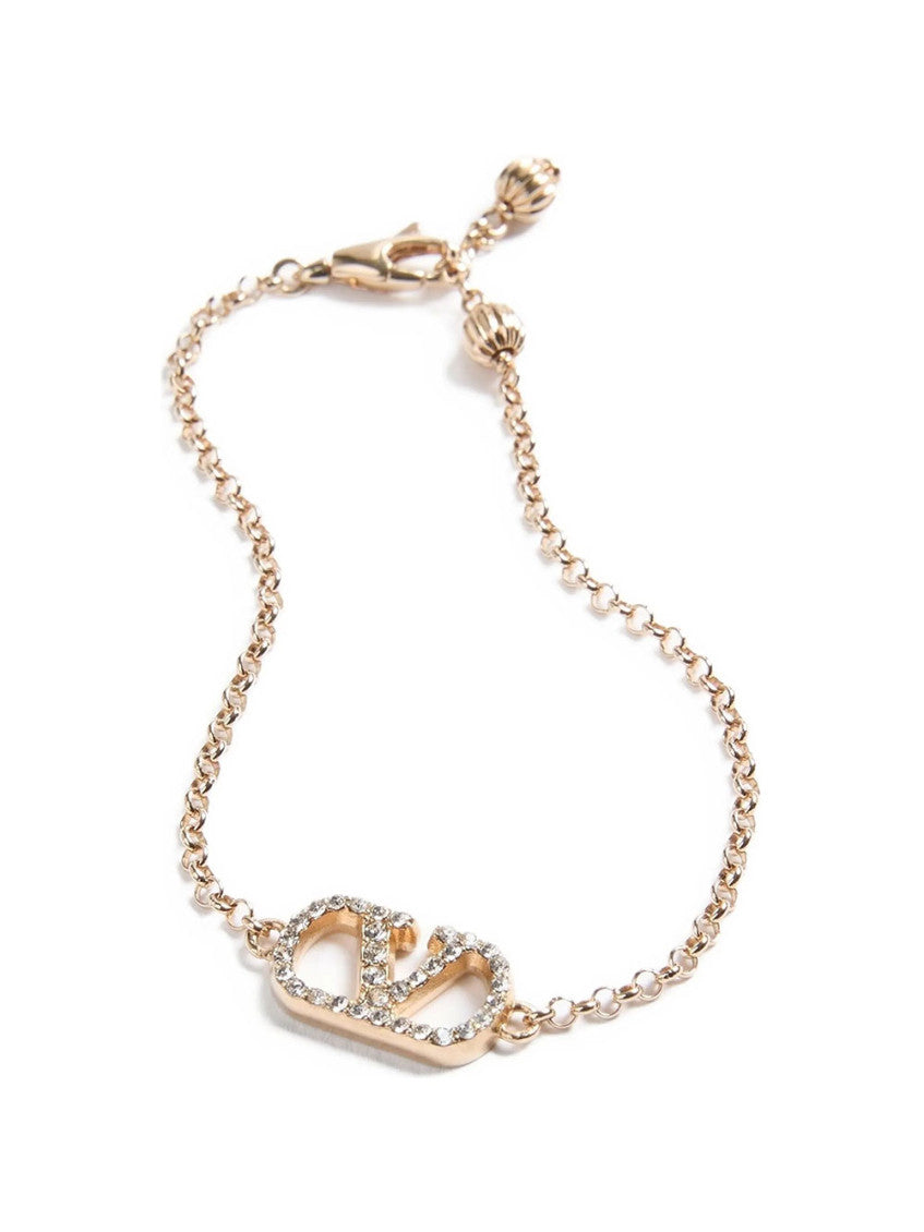 Gold VLogo Chain Bracelet 3