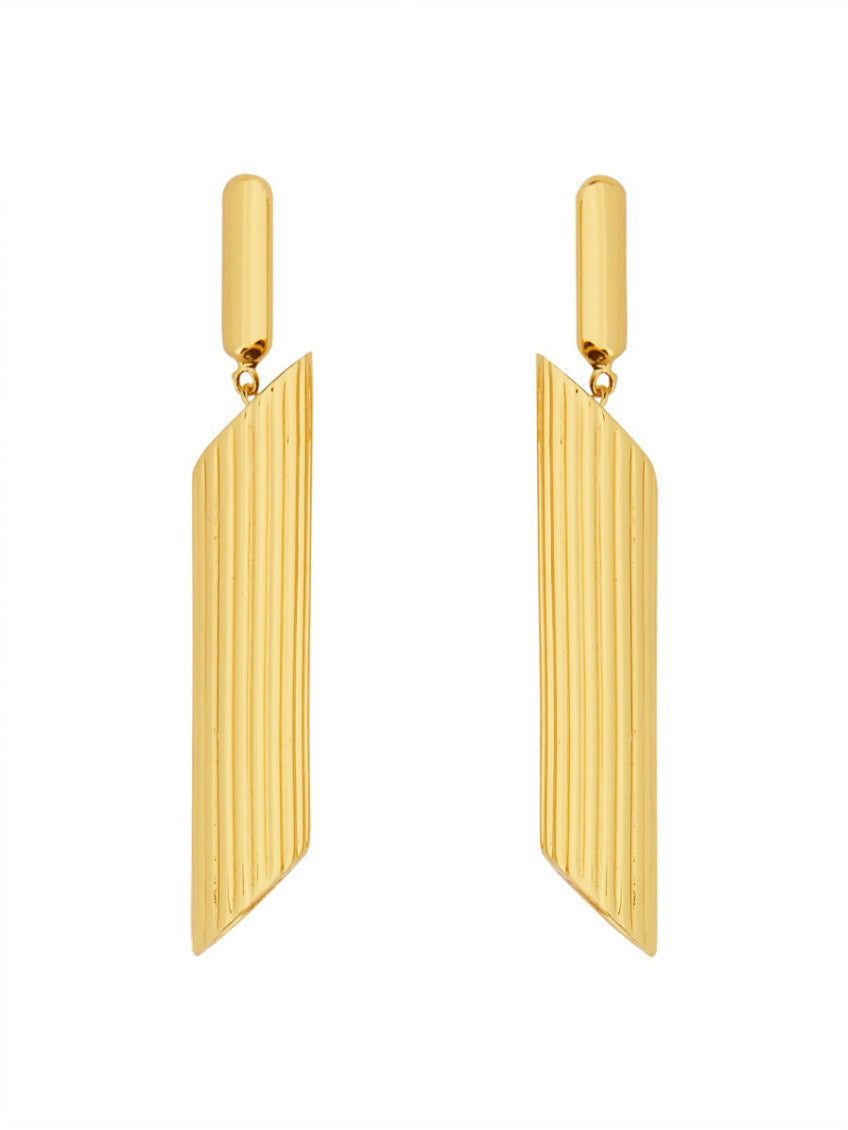 Golden Tassel Drop Earrings 1