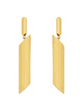 Golden Tassel Drop Earrings 1