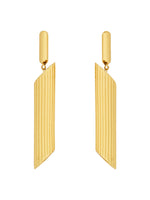 Golden Tassel Drop Earrings 1