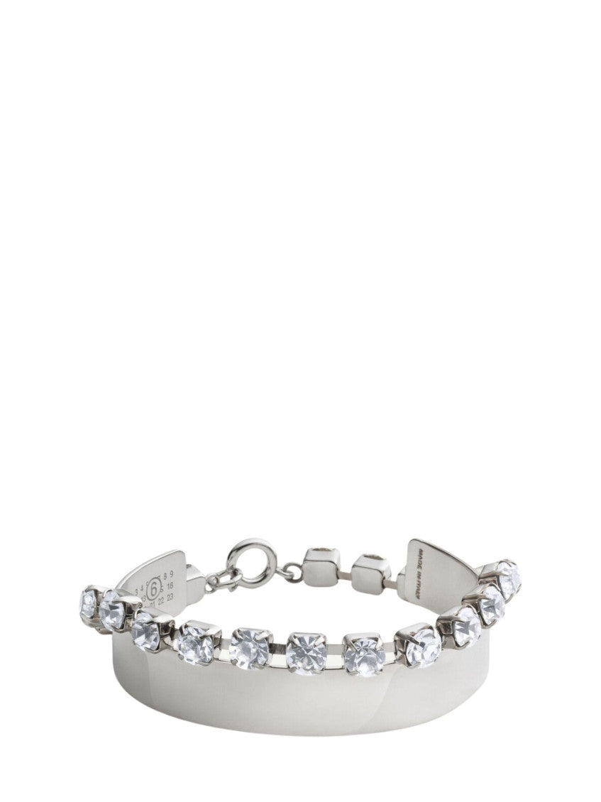 Silver Crystal Chain Bracelet 1