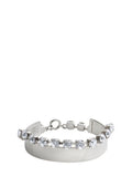 Silver Crystal Chain Bracelet 1