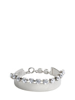 Silver Crystal Chain Bracelet 1