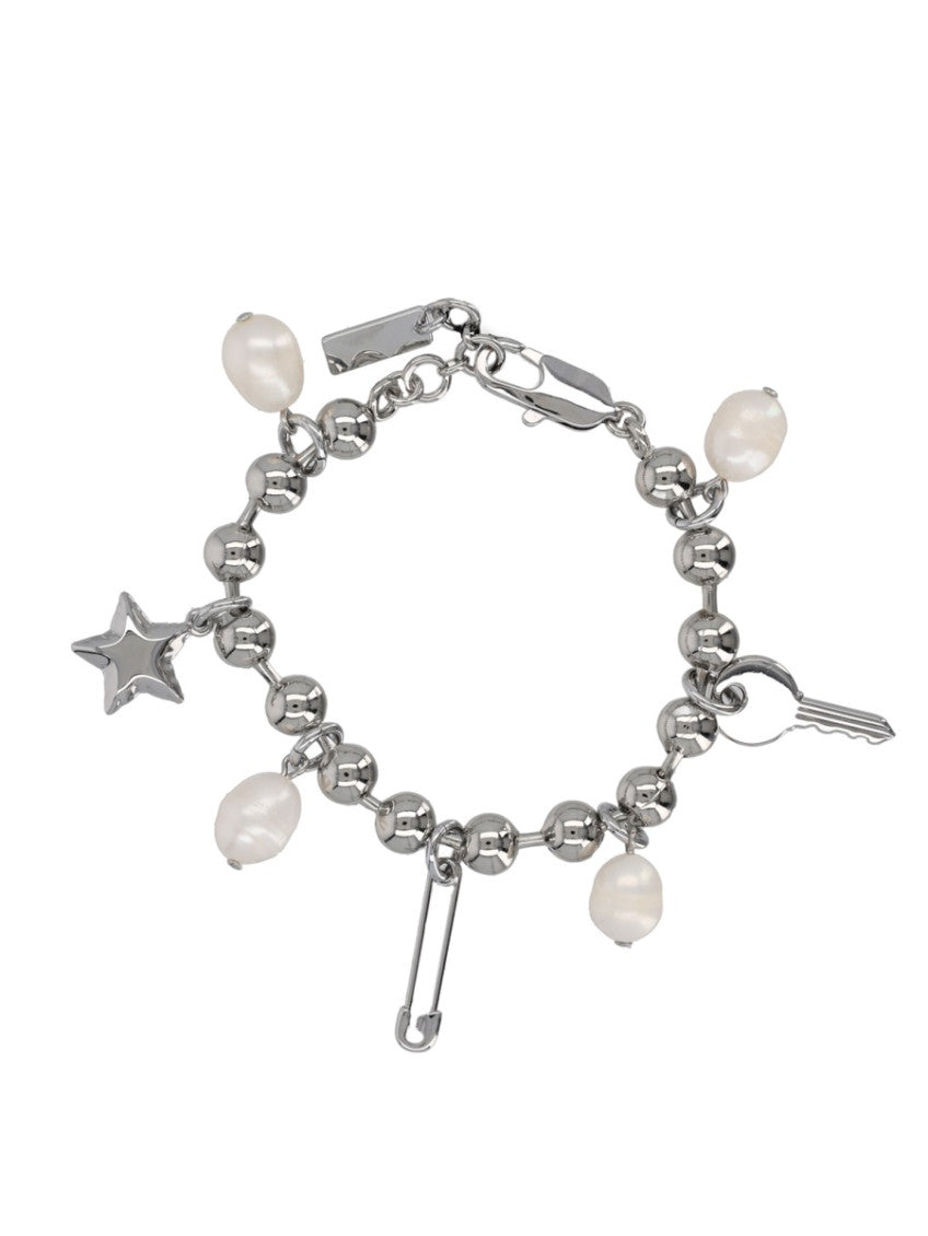 Silver Punk Beauty Charm Bracelet 2