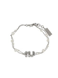 Silver Pearl MJ Baloon Chain Bracelet 1