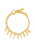 Golden Logo Charm Bracelet 1