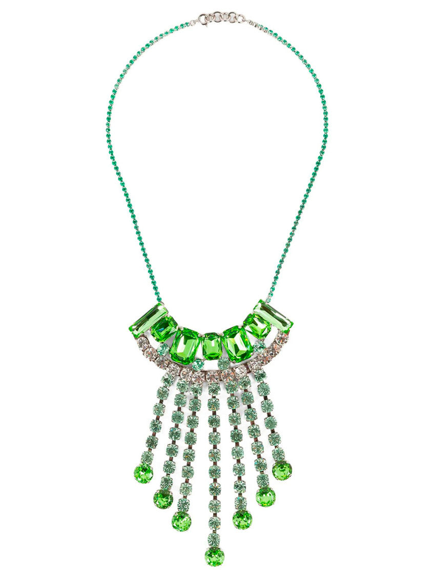 Green Statement Necklace 1