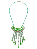 Green Statement Necklace 1