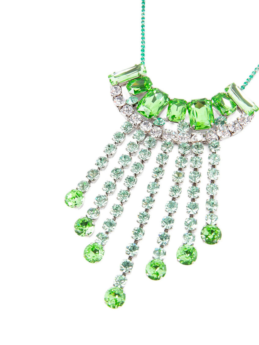 Green Statement Necklace 2
