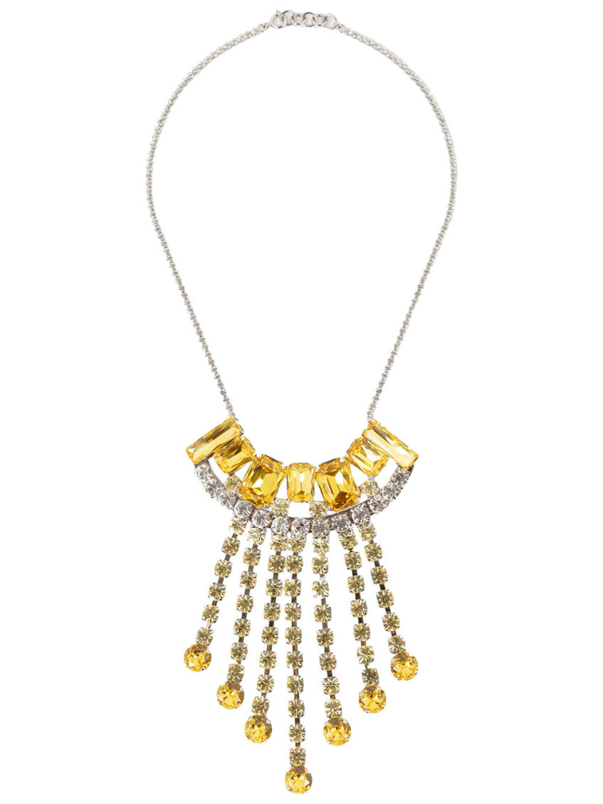 Light Yellow Statement Necklace 1