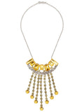 Light Yellow Statement Necklace 1