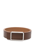 Brown Buckle Solid Belt 1
