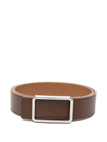 Brown Buckle Solid Belt 1