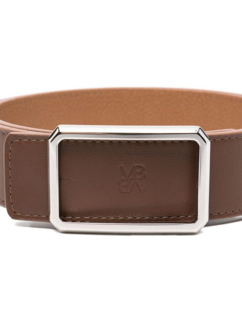 Brown Buckle Solid Belt 3