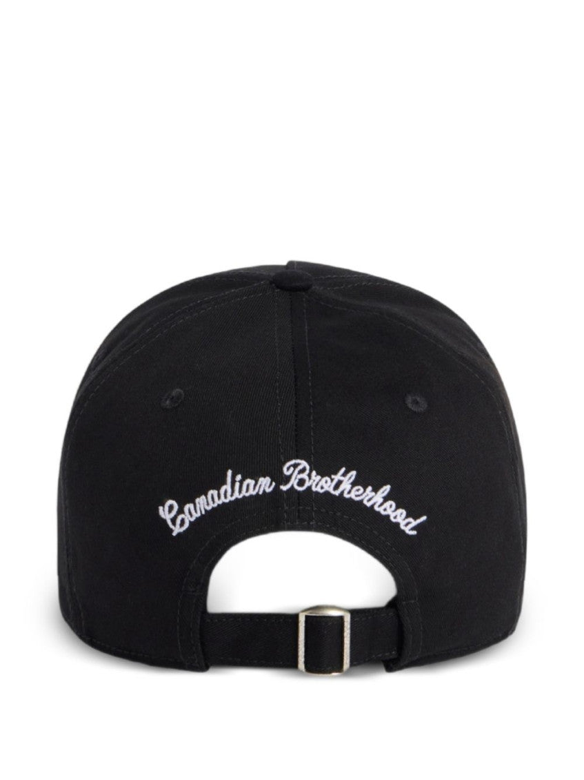 Black Logo Baseball Hat 4