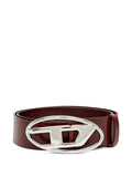 Brown Belt With Logo Buckle 1