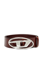 Brown Belt With Logo Buckle 1
