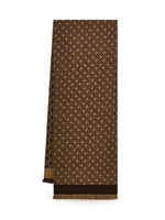 Brown Gancini Scarf 1
