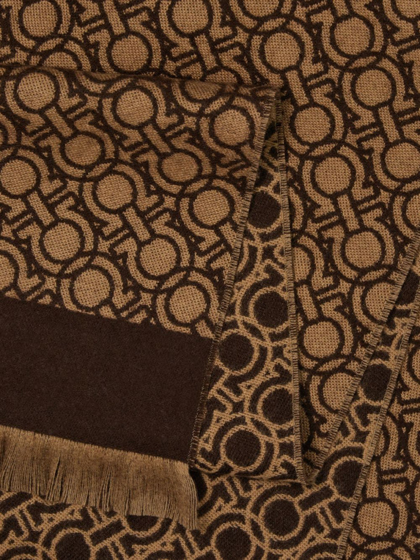 Brown Gancini Scarf 2