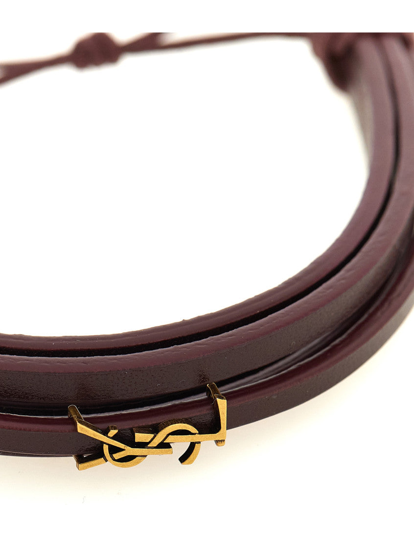 Dark Brown Logo Bracelet 2