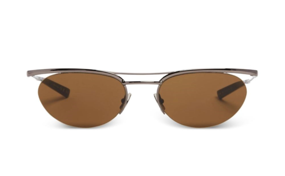 Silver Oval Sunglasses 1