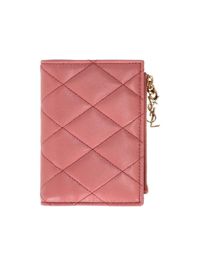 Pink Quilted Wallet 1
