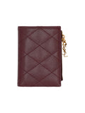 Red Wine Quilted Card Holder 1