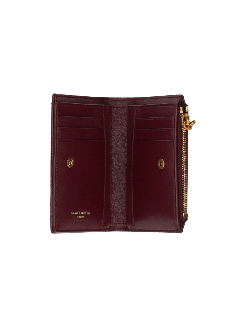 Red Wine Quilted Card Holder 2
