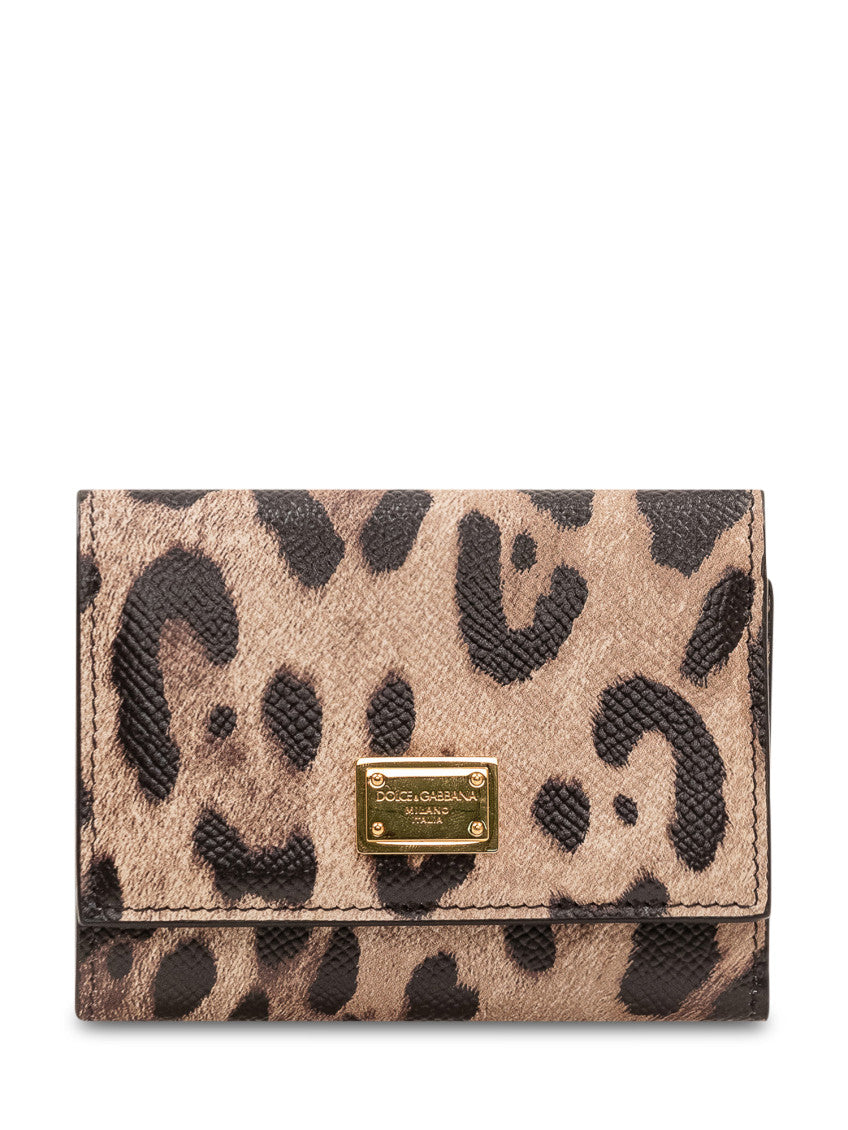 Brown Animal Print Wallet 1