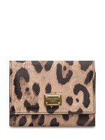 Brown Animal Print Wallet 1