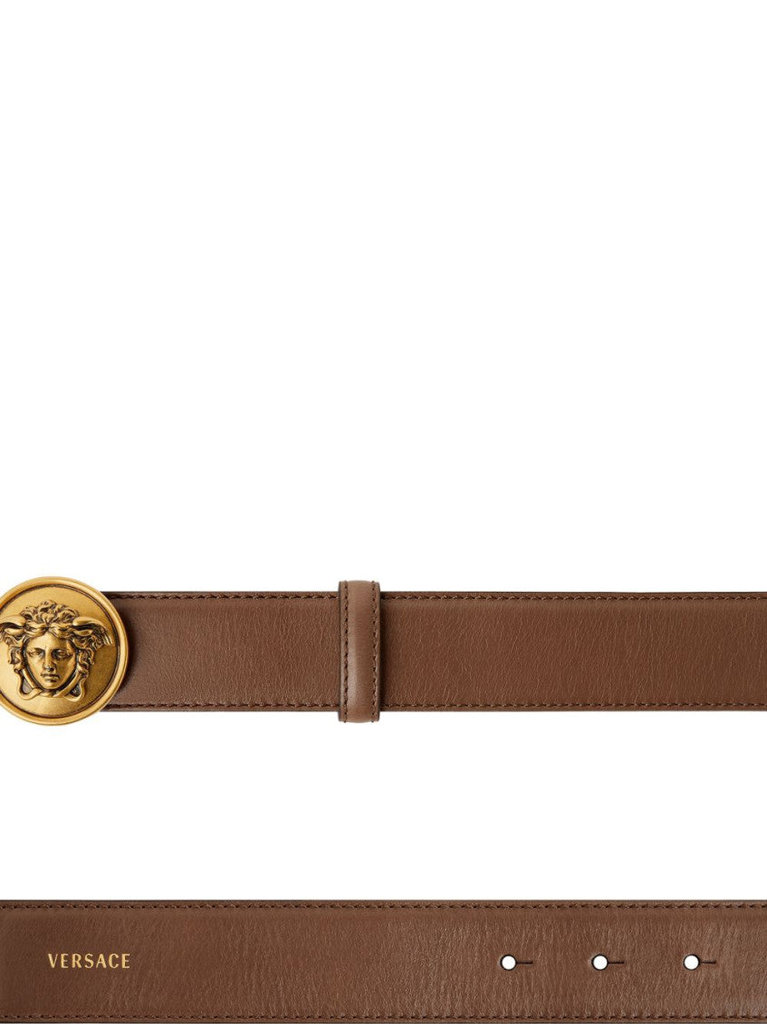 Brown Solid Buckle Belt 2