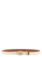 Beige GG Logo Buckle Belt 1