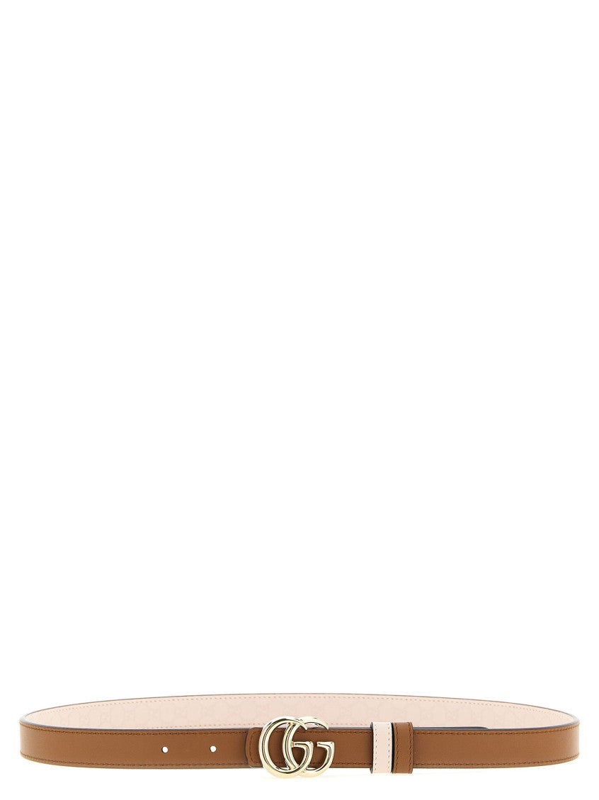 Beige GG Logo Buckle Belt 2