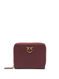Cherry Red Taylor Zip Solid Wallet 1