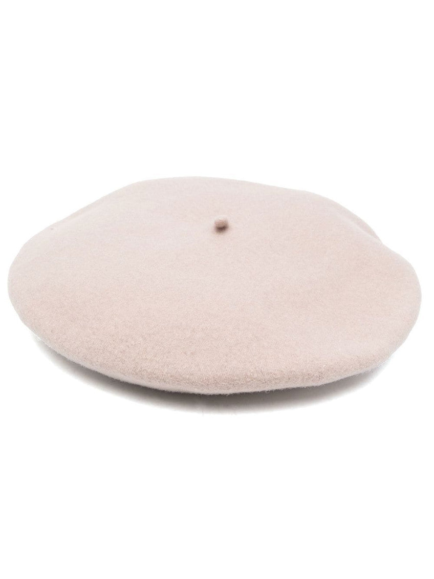 Beige Beret Hat 1
